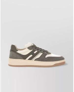 Hogan Leather H630 Low-Top Trainers - Grey