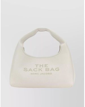 Marc Jacobs The Mini Sack Leather Mini Bag - White