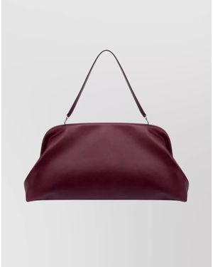 Alberta Ferretti Shearling Shoulder Bag - Purple