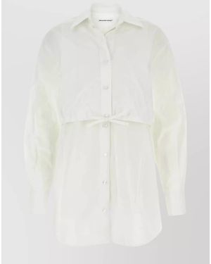 Alexander Wang Cotton Shirt Dress - White