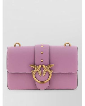Pinko Love One Bird Motif Chain Shoulder Bag - Purple
