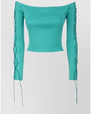 GIUSEPPE DI MORABITO Knitted Top - Green