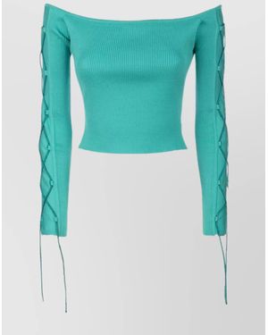 GIUSEPPE DI MORABITO Knitted Top - Green