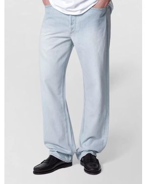 Agolde Light Wash Denim Jeans Belt Loops - Blue
