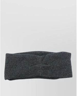 Cortana Gathered Knit Headband - Gray