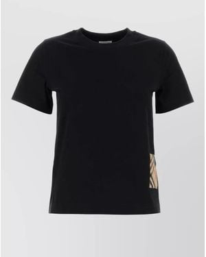 Burberry Cotton T-Shirt - Black