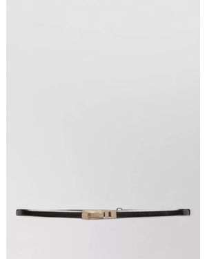 Alberta Ferretti Belt Adjustable Length Textured Finish Design - White