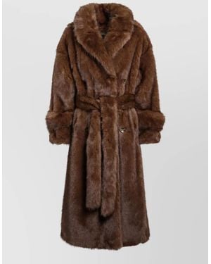 BB COUTURE Faux Fur Jacket - Brown