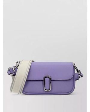 Marc Jacobs The J Marc Leather Crossbody Bag - Purple