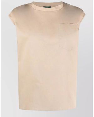 Jejia Pina T Shirt Slim Silhouette Modern Touch - Natural