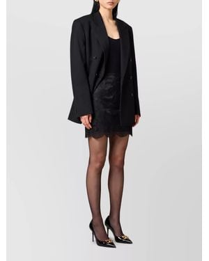 Dolce & Gabbana Lace Mini Skirt - Black