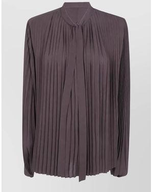 Tom Ford Pleated Blouse - Purple