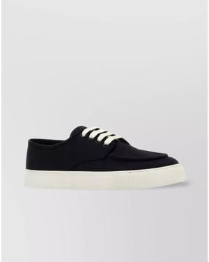 Prada Canvas Low-Top Sneakers - Black