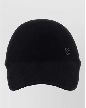 Maison Michel Wool Felt Baseball Cap - Blue