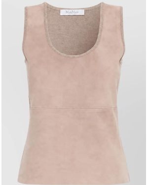 Max Mara Knitted Top - Natural