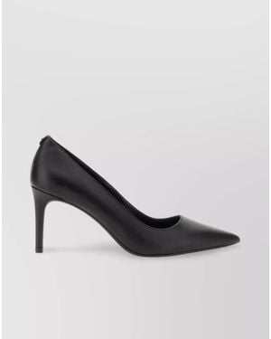 Michael Kors Leather Court Shoes - Black