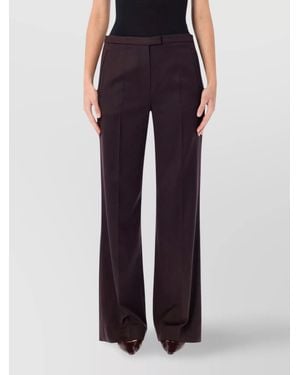 Magda Butrym Wool Straight-Leg Tailored Trousers - Blue
