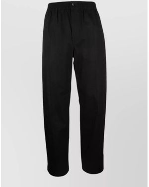 Celine Straight Leg Tailored Pants Modern Cut - Black