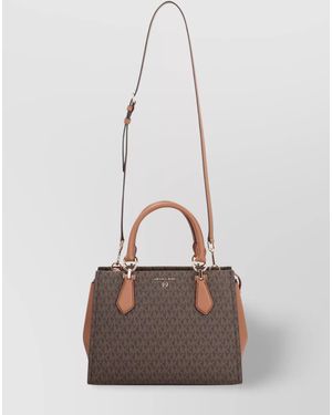 MICHAEL Michael Kors Marilyn Satchel Bag - White