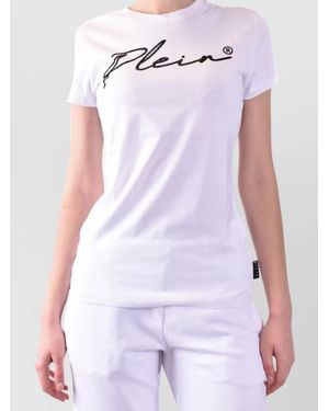 Philipp Plein Cotton T-Shirt - White