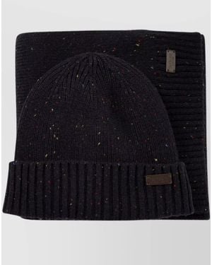 Barbour Knitted Scarf - Black