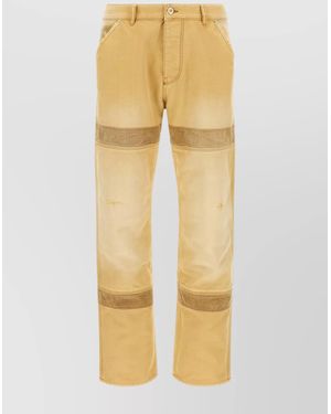 Wales Bonner Cotton Straight-Leg Jeans - Yellow