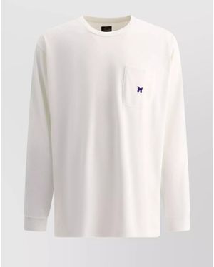 Needles Polyester Logo T-Shirt - White