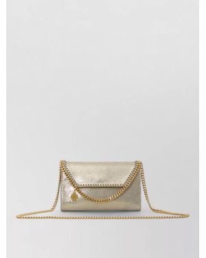 Stella McCartney Falabella Wallet Chain Shoulder Clutch Bag - White