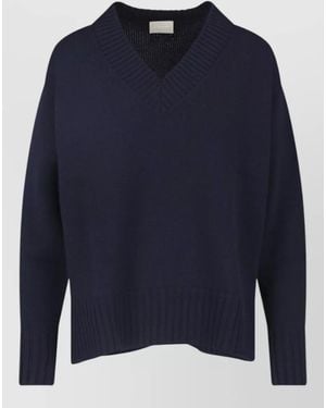 Drumohr Merino Wool Crewneck Sweatshirt - Blue