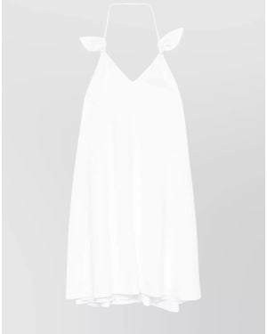 Loewe Halterneck Midi Dress - White