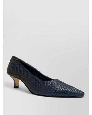 LA ROSE Woven Pumps - Blue