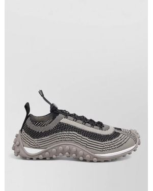 Ami Paris Mirage Lace Up Sport Trainer Shoe - Grey
