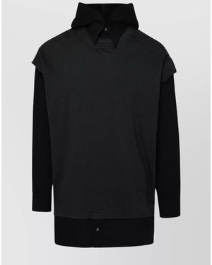 MM6 by Maison Margiela Cotton Relaxed-Fit Jumper - Black