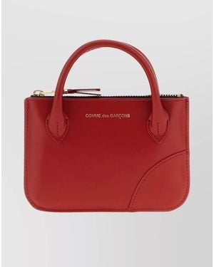Comme des Garçons Leather Purse - Red