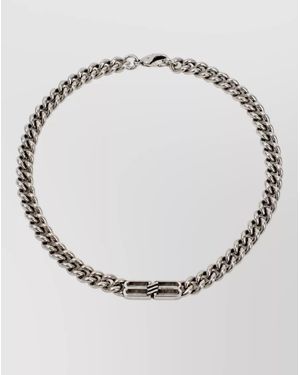 Balenciaga Brass Necklace - Metallic