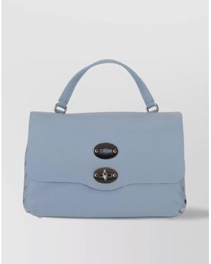 トートバッグ ZANELLATO Handbags (POSTINA CENTAURO S 0680901120000Z0591) Zanellato - Postina S Leather handbag black - The Corner