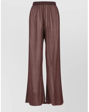 Oséree Osree Lumire Wide-Leg Trousers - Brown