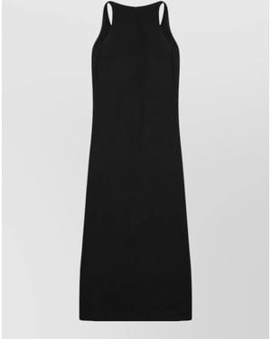 TOTEME Viscose Midi Dress - Black