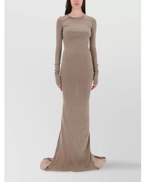Rick Owens Drkshdw Long "Edfu" Dress - Natural