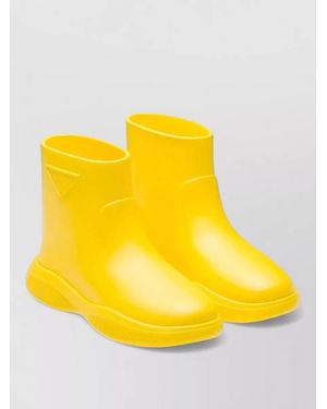 Prada Rubber Rain Boots - Yellow