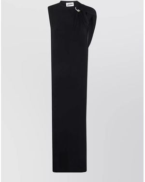 Jean Paul Gaultier Viscose Midi Dress - Black