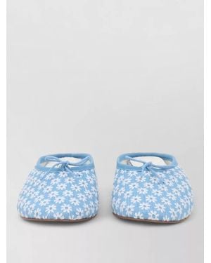 Repetto Camille Cotton Mules - Blue