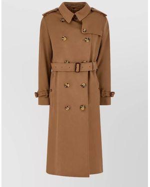 Burberry Cashmere Fitted Jacket - Brown