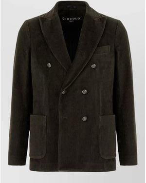 Circolo 1901 Corduroy Jacket - Black