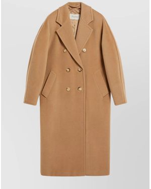 Max Mara Iconic Oversized Wool Cashmere Coat - Natural