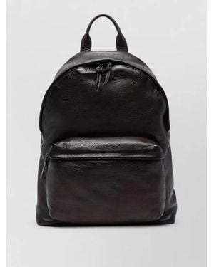 Officine Creative Leather Backpack - Black