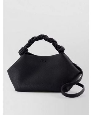Ganni Bou Small Purse Synthetic Shoulder Bag - Blue
