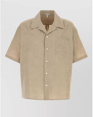 Loewe Wool Blend Shirt - Natural