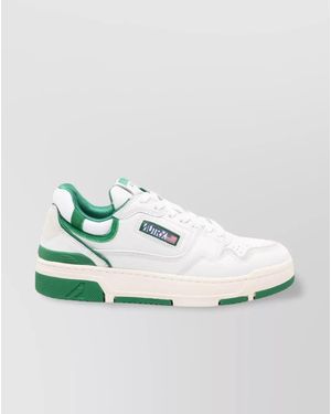 Autry Leather Low-Top Trainers - Metallic