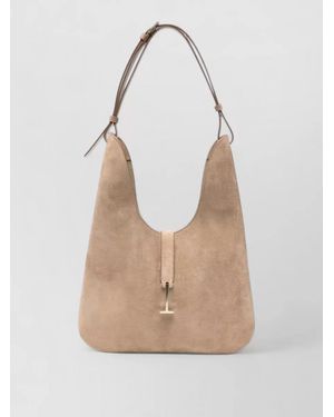 Tom Ford Shoulder Tote Bag Adjustable Strap Carry - White